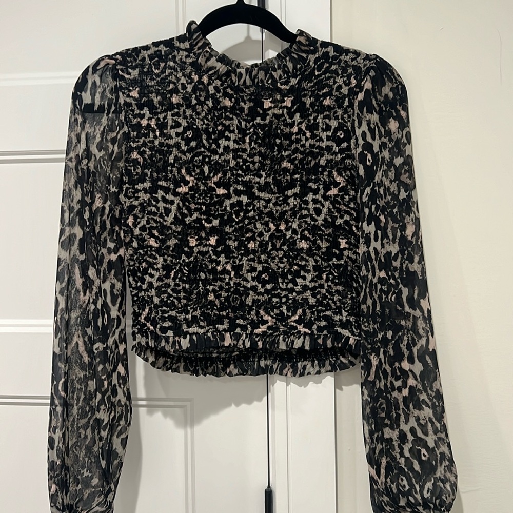 Leopard Print Blouse